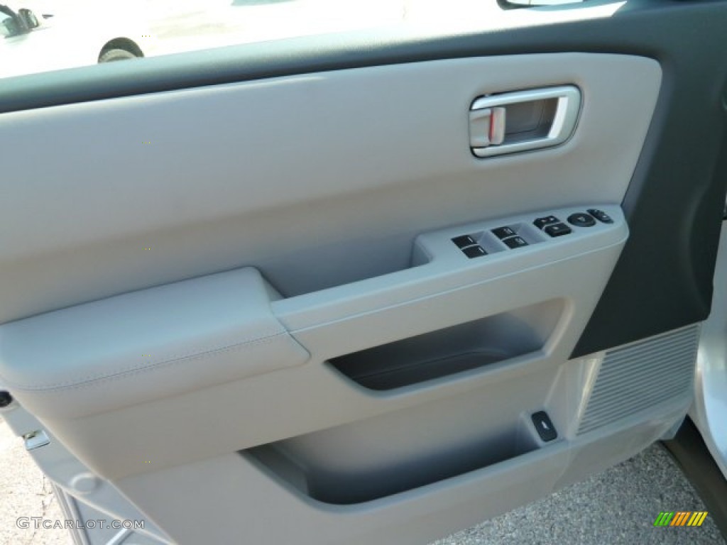 2012 Honda Pilot EX-L 4WD Gray Door Panel Photo #54156888