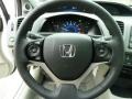 Stone 2012 Honda Civic EX-L Sedan Steering Wheel