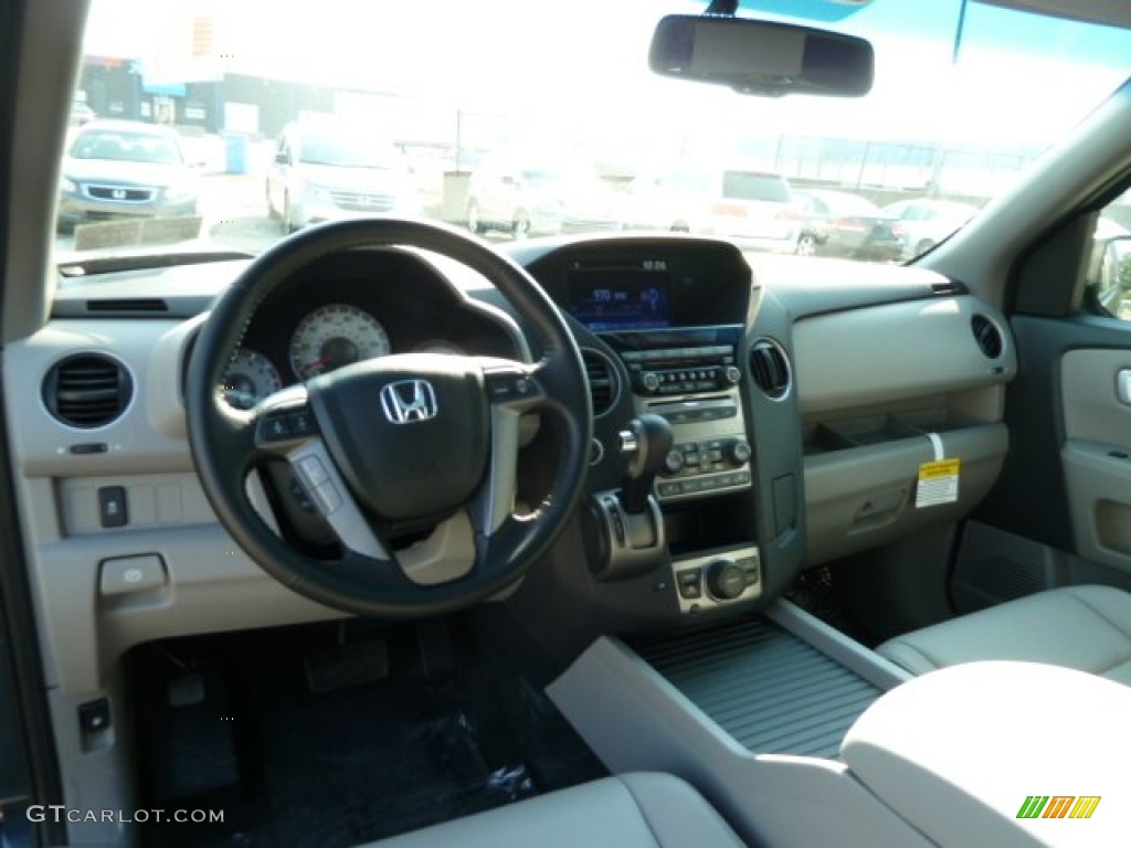 2012 Honda Pilot EX-L 4WD Gray Dashboard Photo #54157212