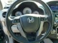 Gray 2012 Honda Pilot EX-L 4WD Steering Wheel