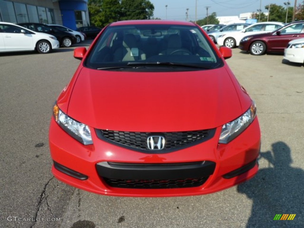 Rallye Red 2012 Honda Civic LX Coupe Exterior Photo #54157506