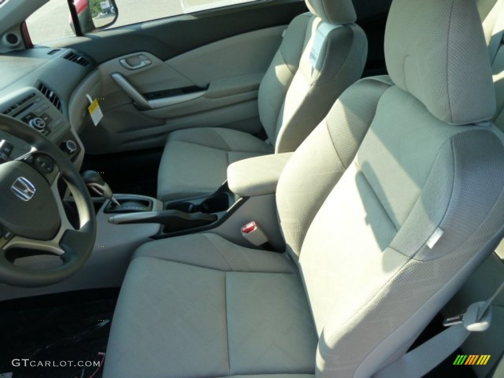 Gray Interior 2012 Honda Civic LX Coupe Photo #54157524