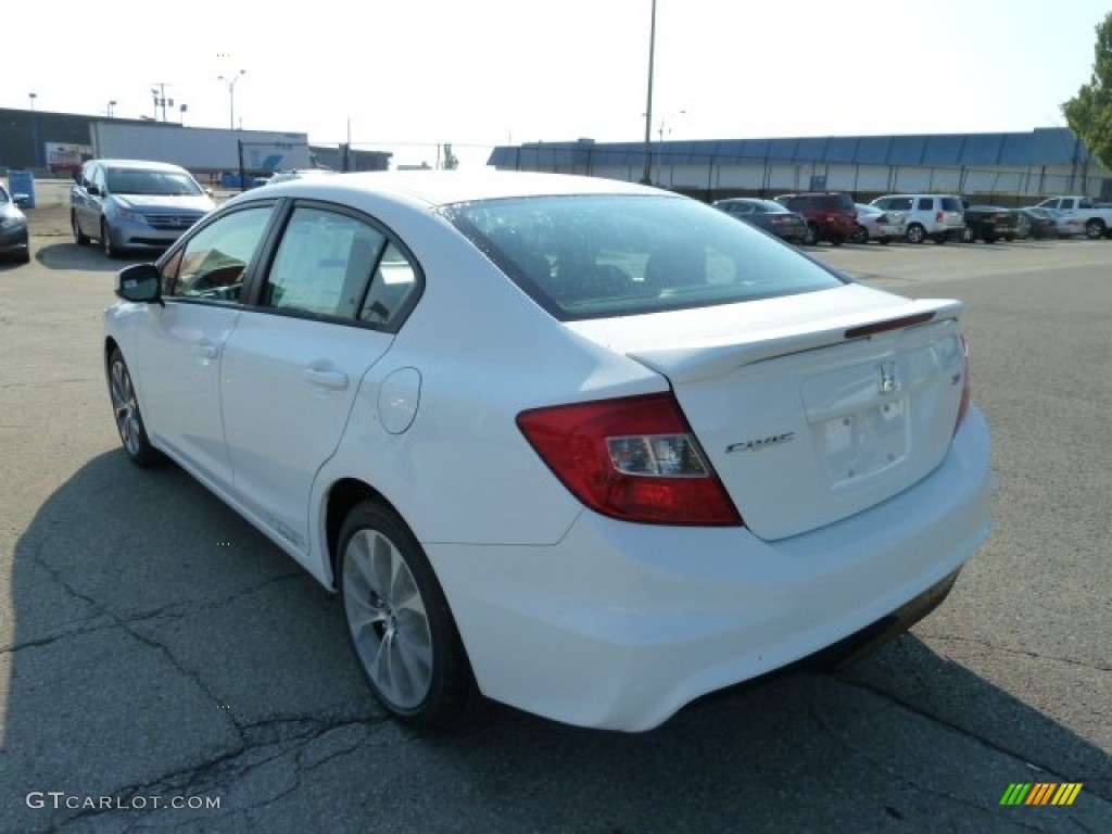 Taffeta White 2012 Honda Civic Si Sedan Exterior Photo #54157629
