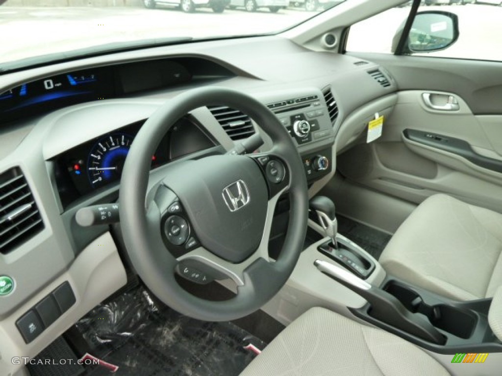 Gray Interior 2012 Honda Civic EX Sedan Photo #54157944