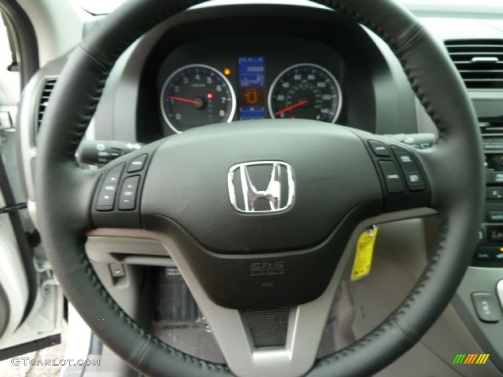 2011 Honda CR-V EX-L 4WD Gray Steering Wheel Photo #54158094