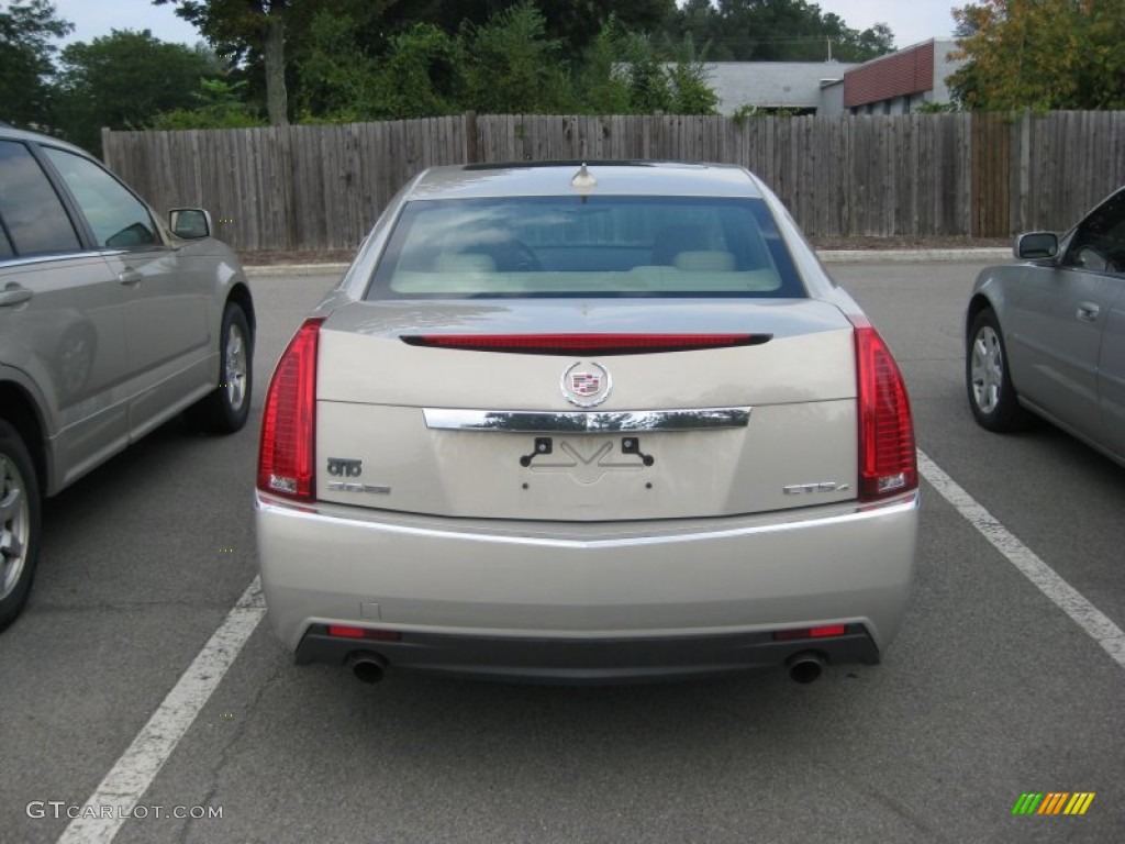 2009 CTS 4 AWD Sedan - Gold Mist / Cashmere/Cocoa photo #4