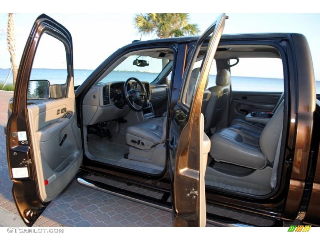 2005 Silverado 3500 LT Crew Cab 4x4 Dually - Custom Bronze / Medium Gray photo #27