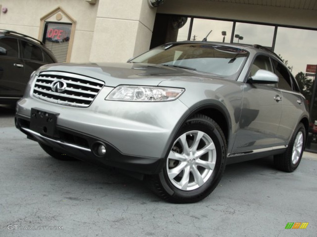 2006 FX 35 AWD - Liquid Platinum Metallic / Graphite photo #1