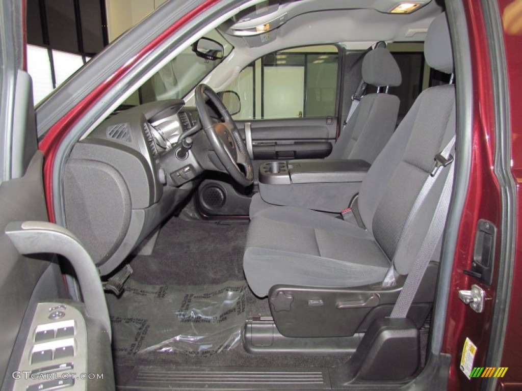 Ebony Interior 2009 Chevrolet Silverado 1500 LT Extended Cab Photo #54163239