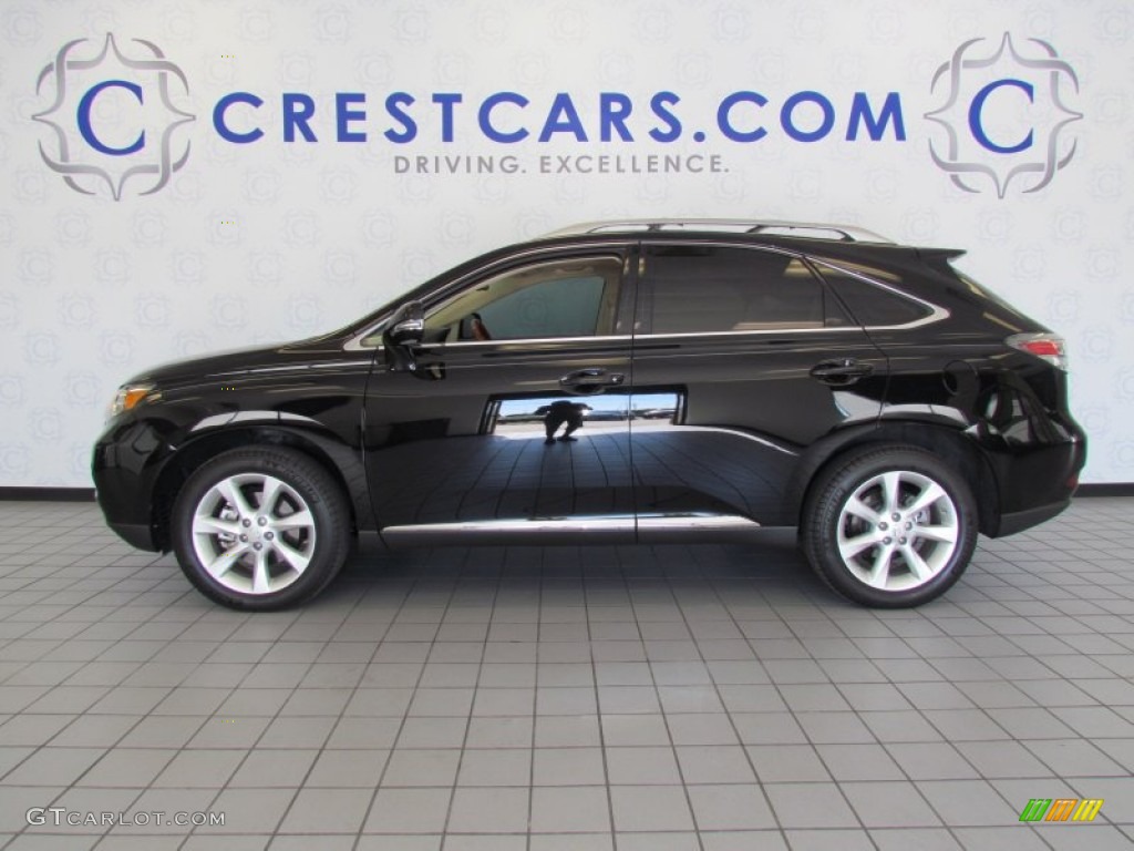 2010 RX 350 - Obsidian Black / Parchment/Brown Walnut photo #1