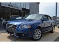 Ocean Blue Pearl Effect 2008 Audi A4 2.0T quattro S-Line Sedan