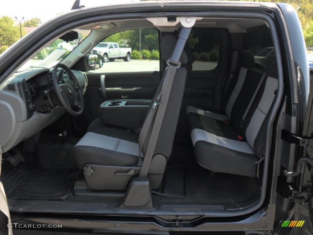 2009 Silverado 1500 LS Extended Cab 4x4 - Black / Dark Titanium photo #14