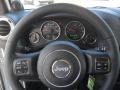 Black 2012 Jeep Wrangler Unlimited Sahara 4x4 Steering Wheel