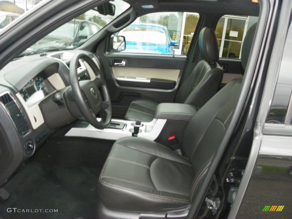 Black Interior 2011 Mercury Mariner Premier AWD Photo #54164160