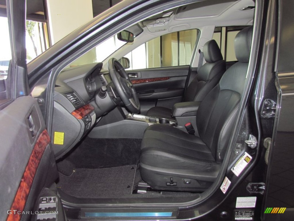 Off Black Interior 2011 Subaru Outback 2.5i Limited Wagon Photo #54164181