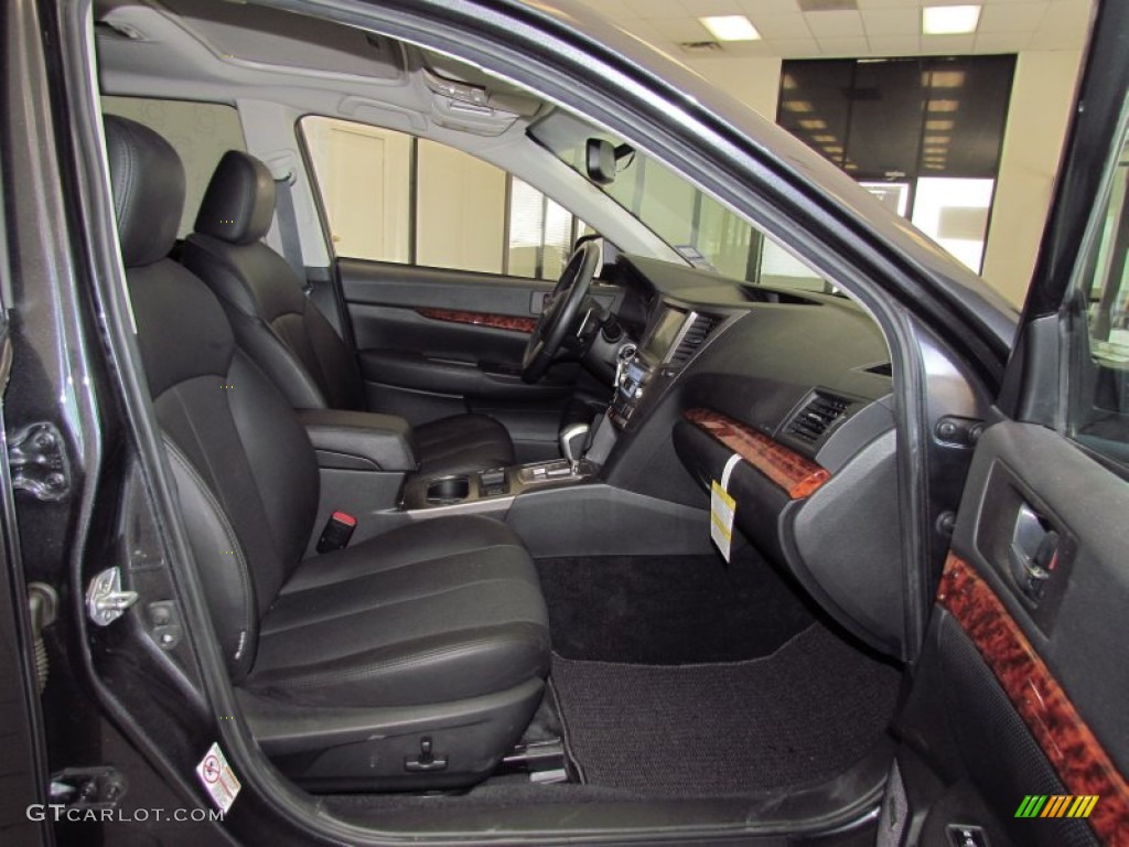 Off Black Interior 2011 Subaru Outback 2.5i Limited Wagon Photo #54164190