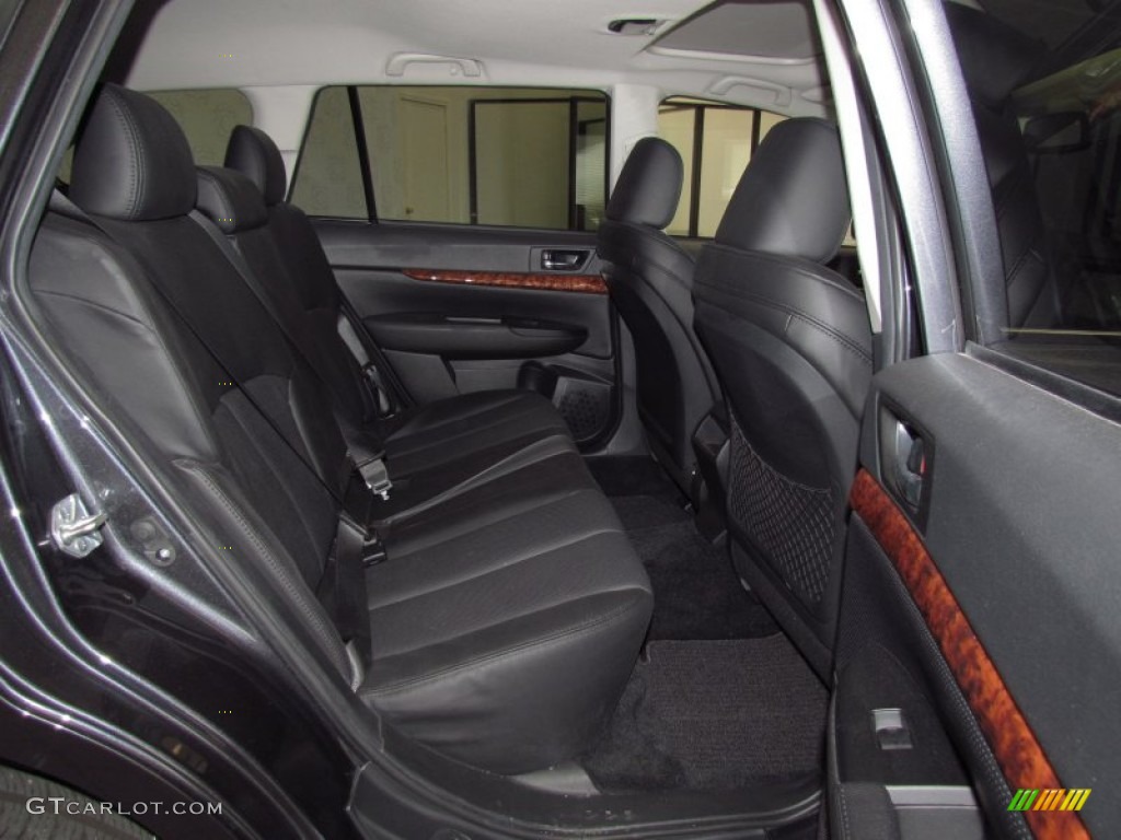 Off Black Interior 2011 Subaru Outback 2.5i Limited Wagon Photo #54164196