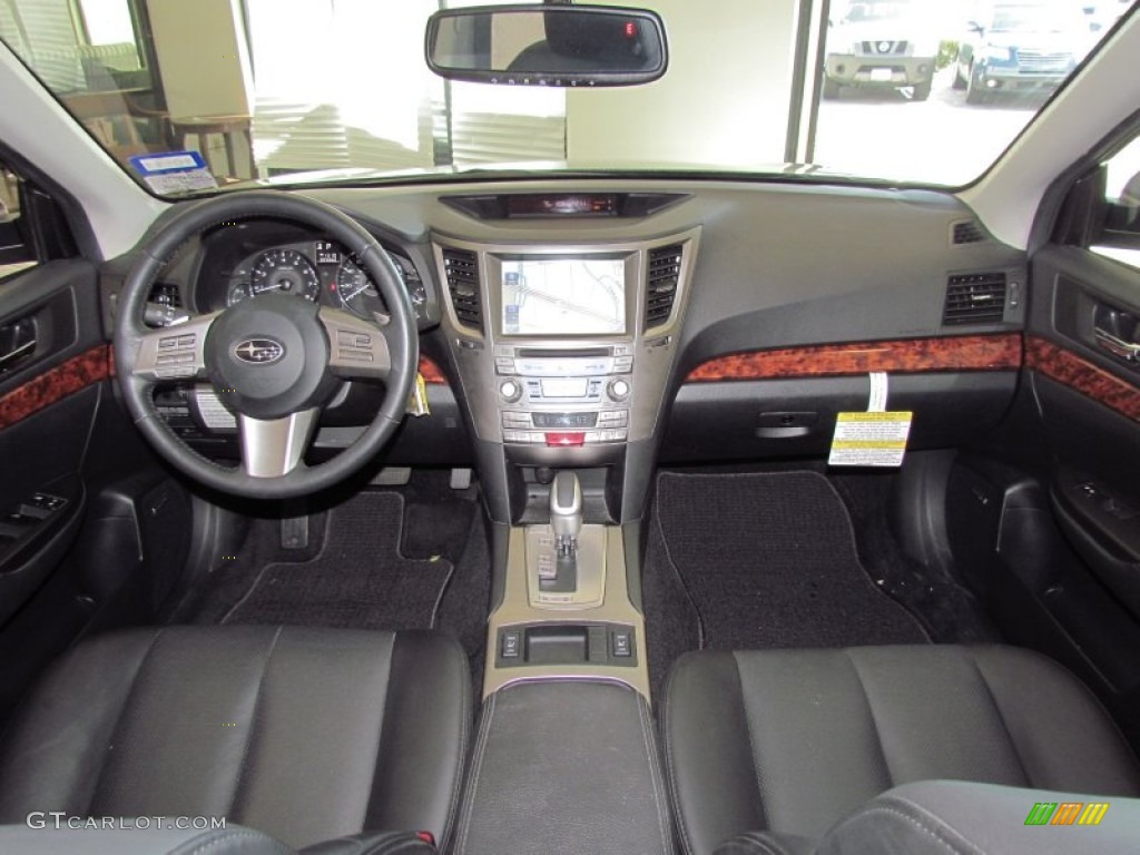 2011 Subaru Outback 2.5i Limited Wagon Off Black Dashboard Photo #54164232