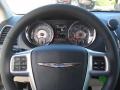 Black/Light Graystone 2012 Chrysler Town & Country Touring - L Steering Wheel