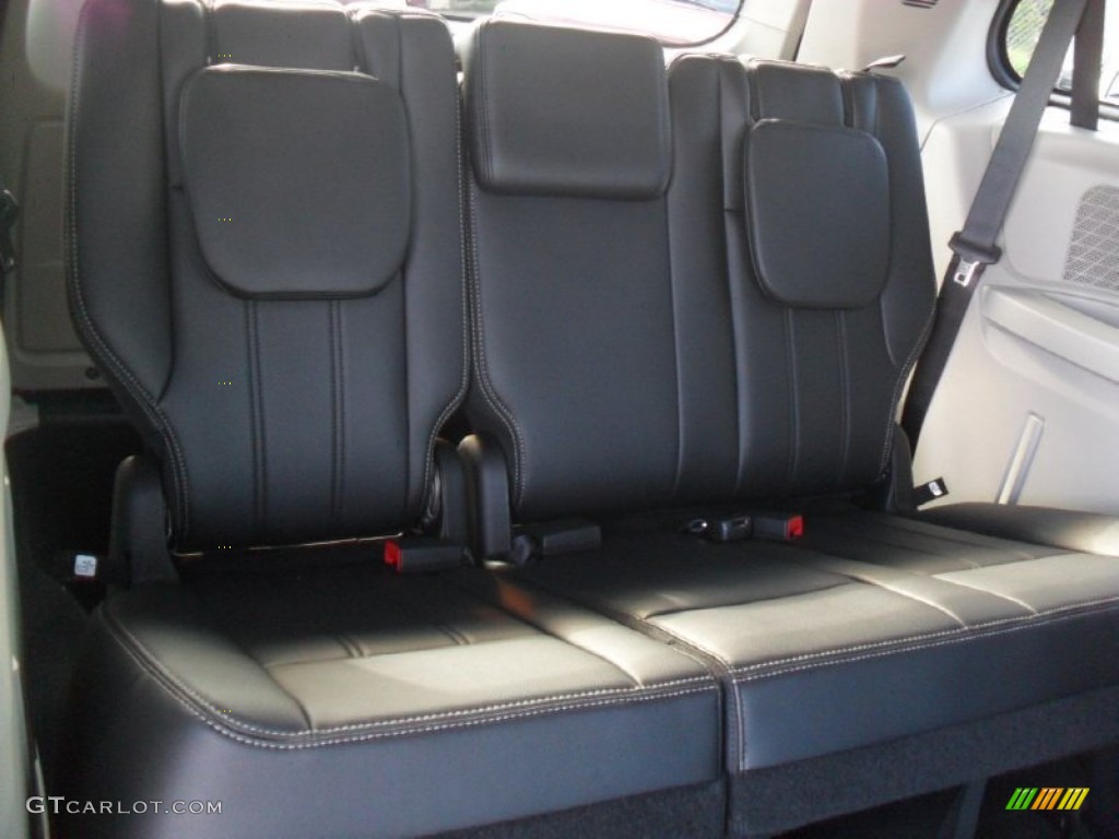 Black/Light Graystone Interior 2012 Chrysler Town & Country Touring - L Photo #54164836