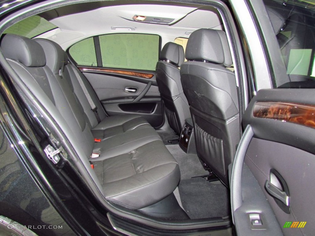 Black Interior 2010 BMW 5 Series 535i Sedan Photo #54165018