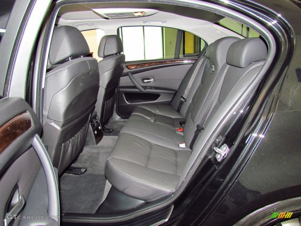 Black Interior 2010 BMW 5 Series 535i Sedan Photo #54165029