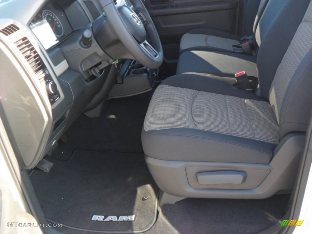 Dark Slate Gray/Medium Graystone Interior 2012 Dodge Ram 1500 ST Quad Cab 4x4 Photo #54165225