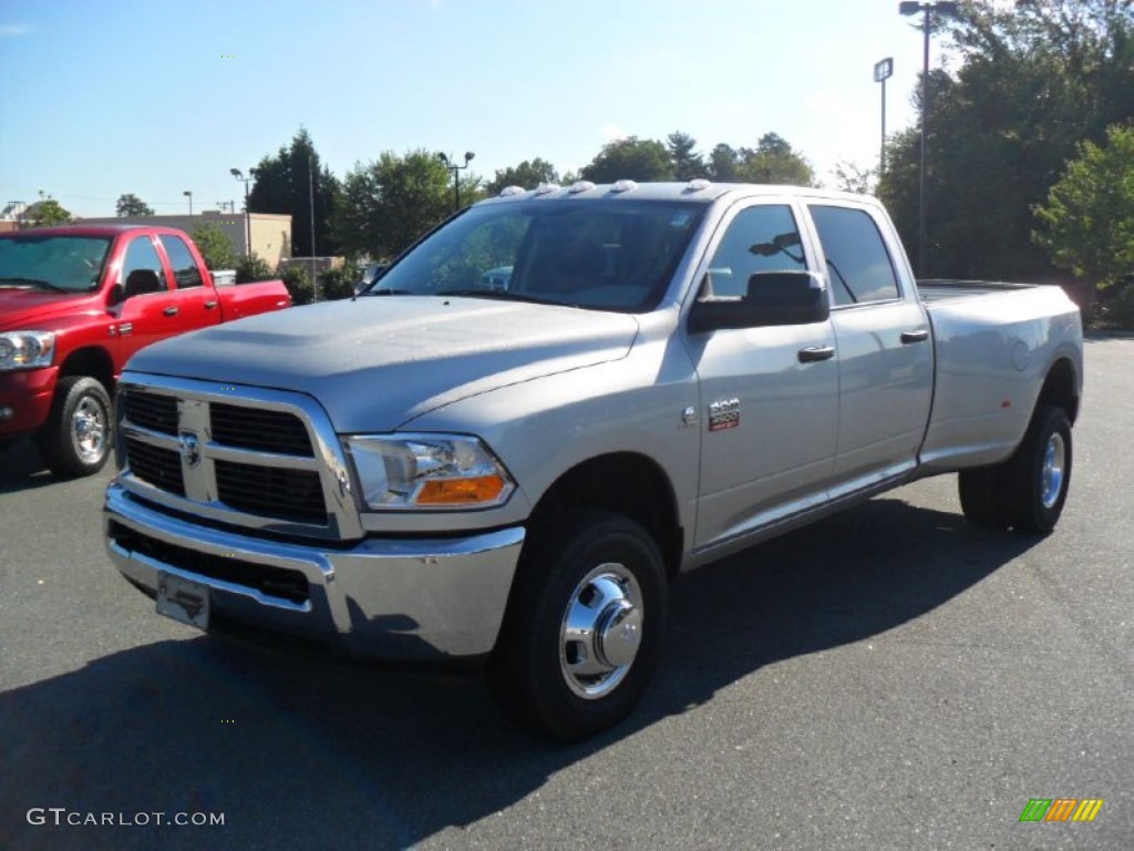 Bright Silver Metallic 2012 Dodge Ram 3500 HD ST Crew Cab 4x4 Dually Exterior Photo #54165387