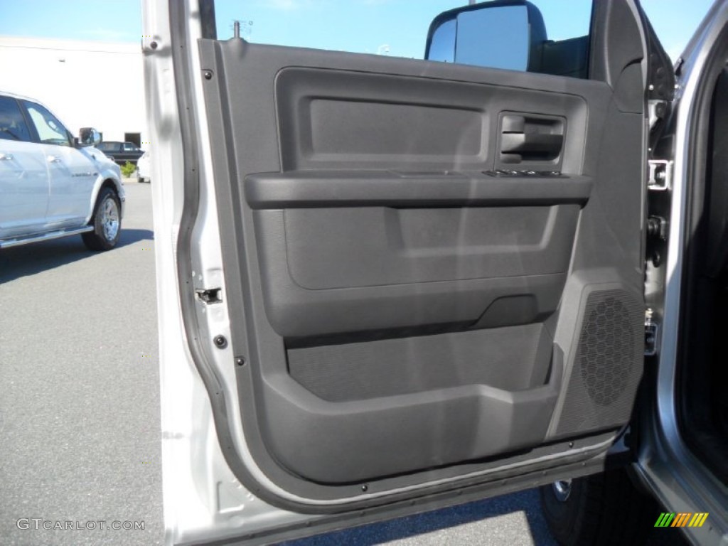 2012 Dodge Ram 3500 HD ST Crew Cab 4x4 Dually Dark Slate/Medium Graystone Door Panel Photo #54165462
