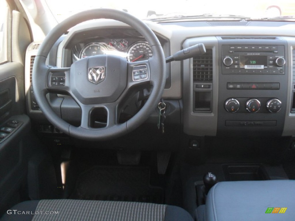 2012 Dodge Ram 3500 HD ST Crew Cab 4x4 Dually Dark Slate/Medium Graystone Dashboard Photo #54165516