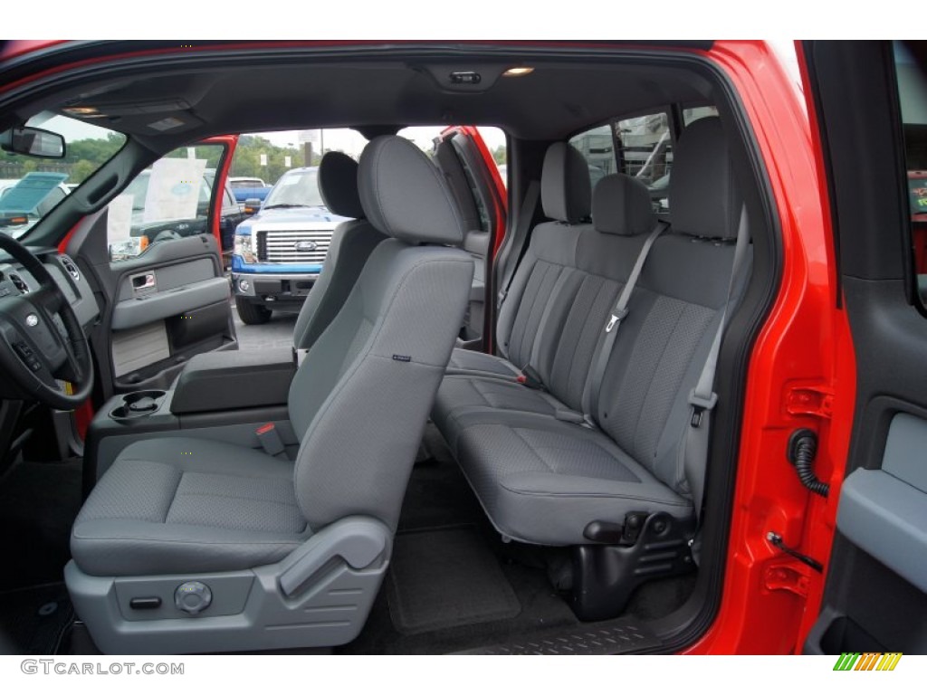 Steel Gray Interior 2011 Ford F150 XLT SuperCab Photo #54165555