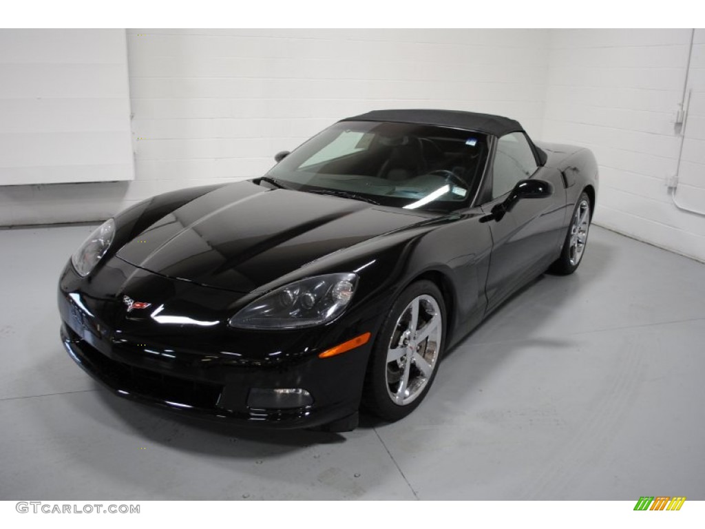 Black 2009 Chevrolet Corvette Convertible Exterior Photo #54165684