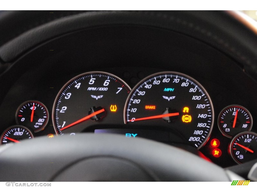 2009 Chevrolet Corvette Convertible Gauges Photo #54165837