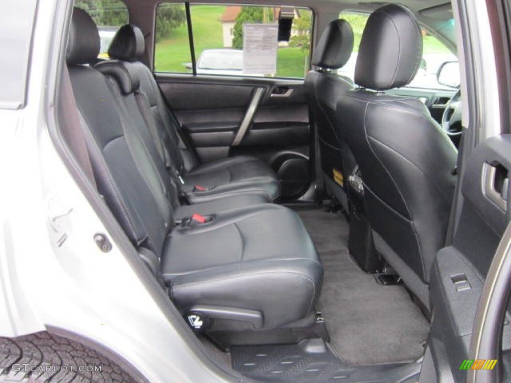 Black Interior 2010 Toyota Highlander SE 4WD Photo #54166603