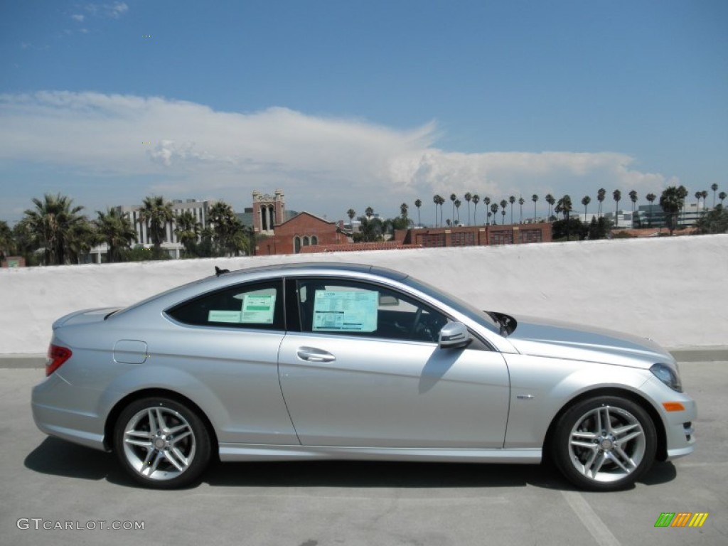 Iridium Silver Metallic 2012 Mercedes-Benz C 350 Coupe Exterior Photo #54167311