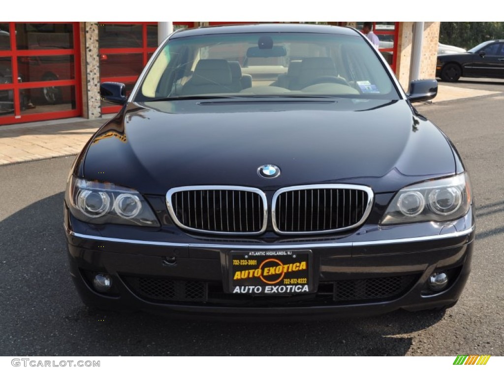 2006 7 Series 750Li Sedan - Monaco Blue Metallic / Dark Beige/Beige III photo #44