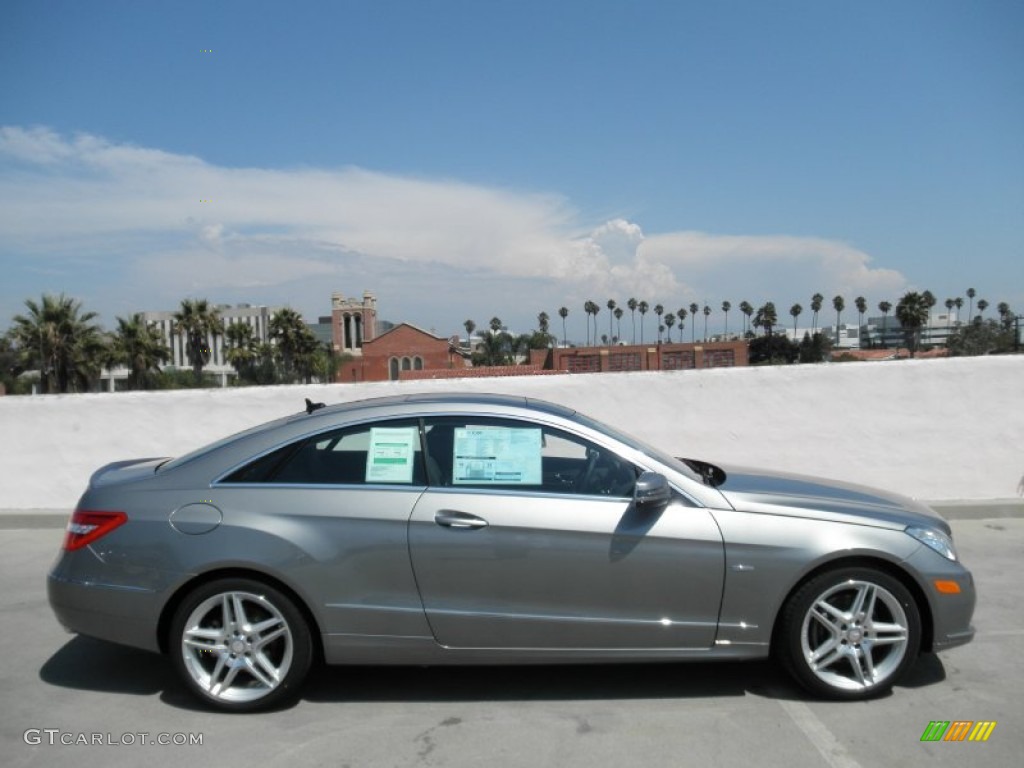 Palladium Silver Metallic 2012 Mercedes-Benz E 350 Coupe Exterior Photo #54167494