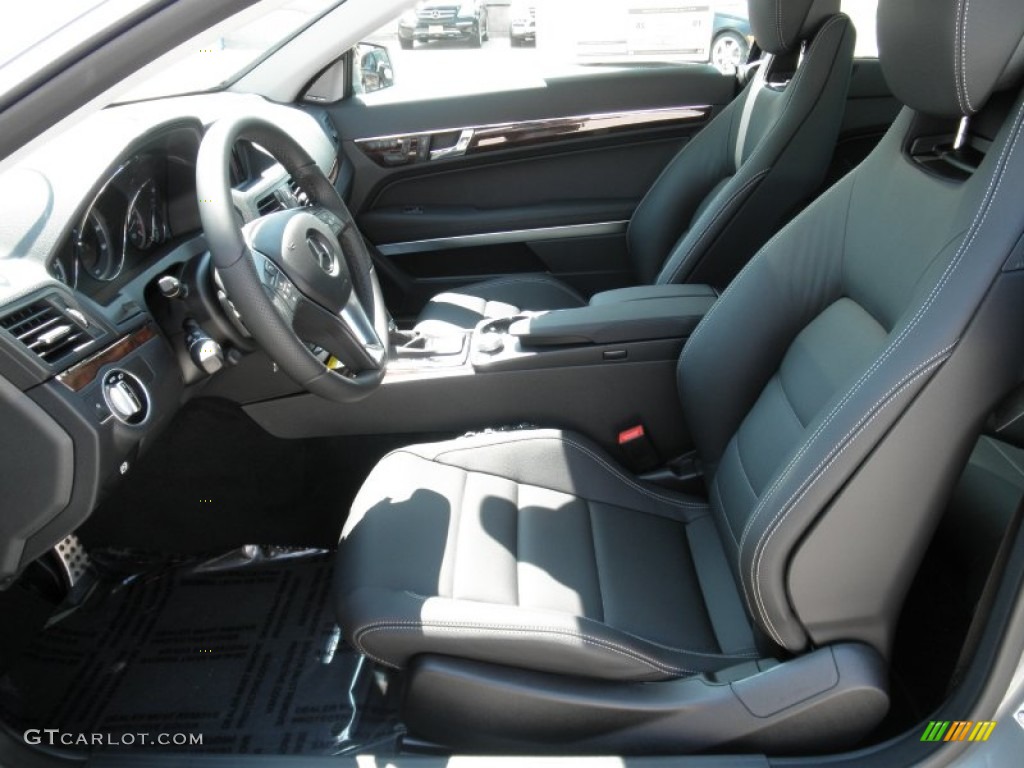 Black Interior 2012 Mercedes-Benz E 350 Coupe Photo #54167527