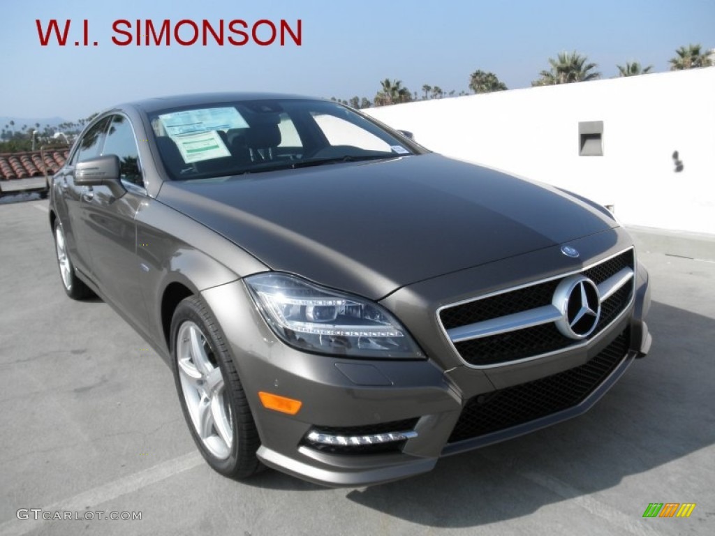 2012 CLS 550 Coupe - Indium Grey Metallic / Black photo #1