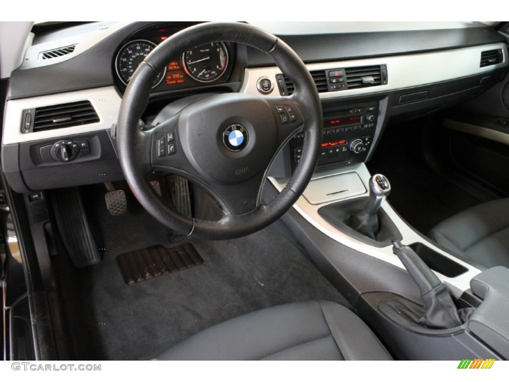 2008 3 Series 328i Coupe - Black Sapphire Metallic / Black photo #5