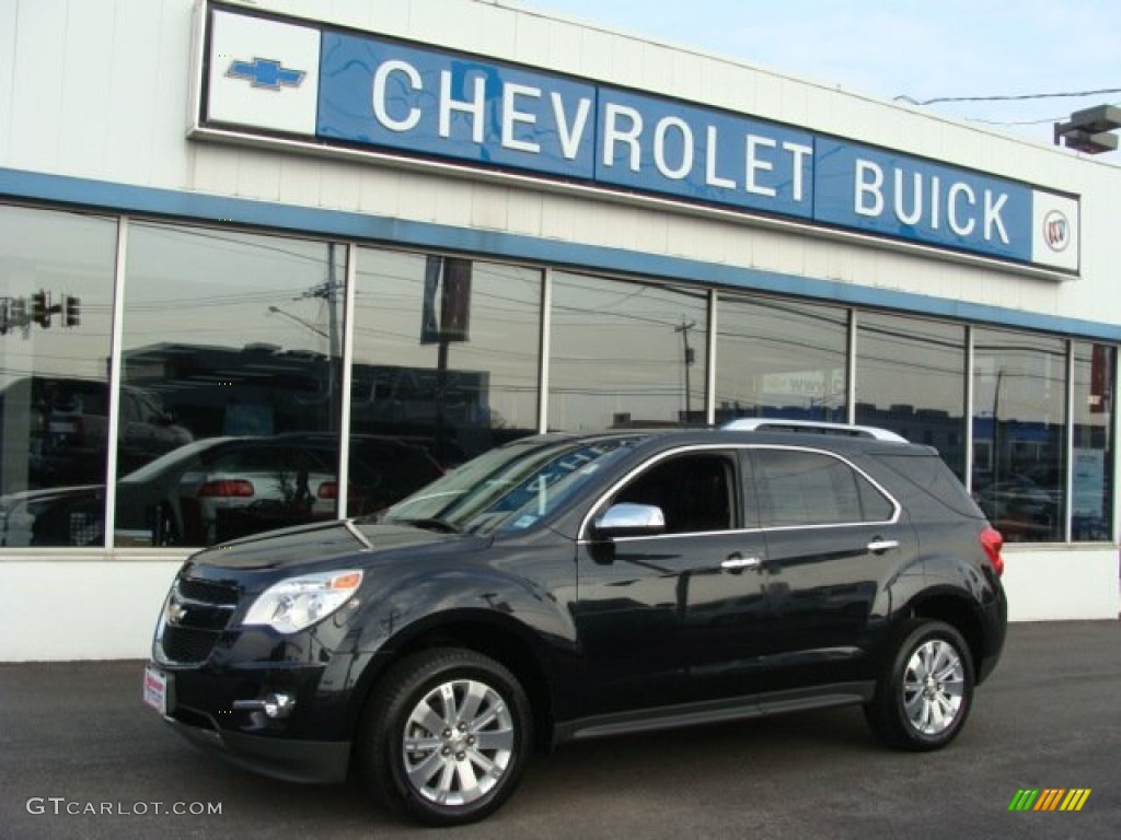 2010 Equinox LT - Black Granite Metallic / Jet Black photo #1