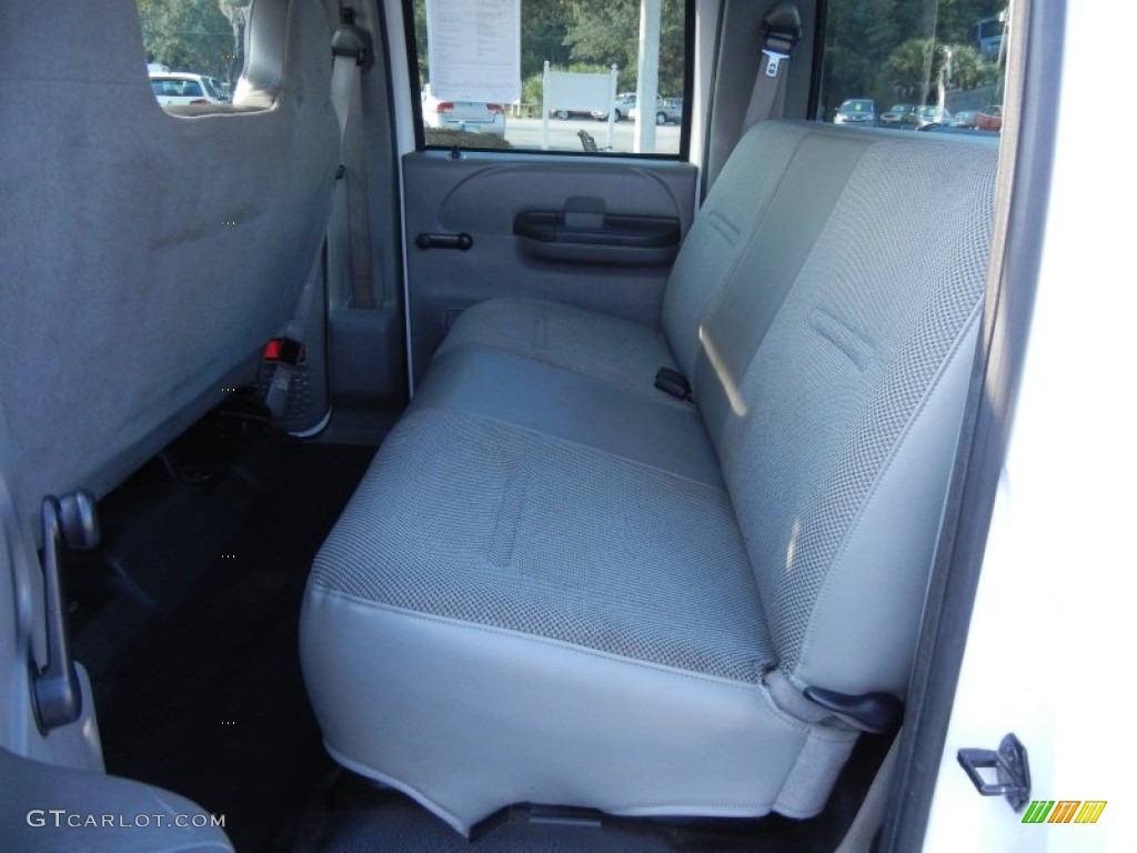 Medium Flint Grey Interior 2003 Ford F250 Super Duty XL Crew Cab Photo #54169699