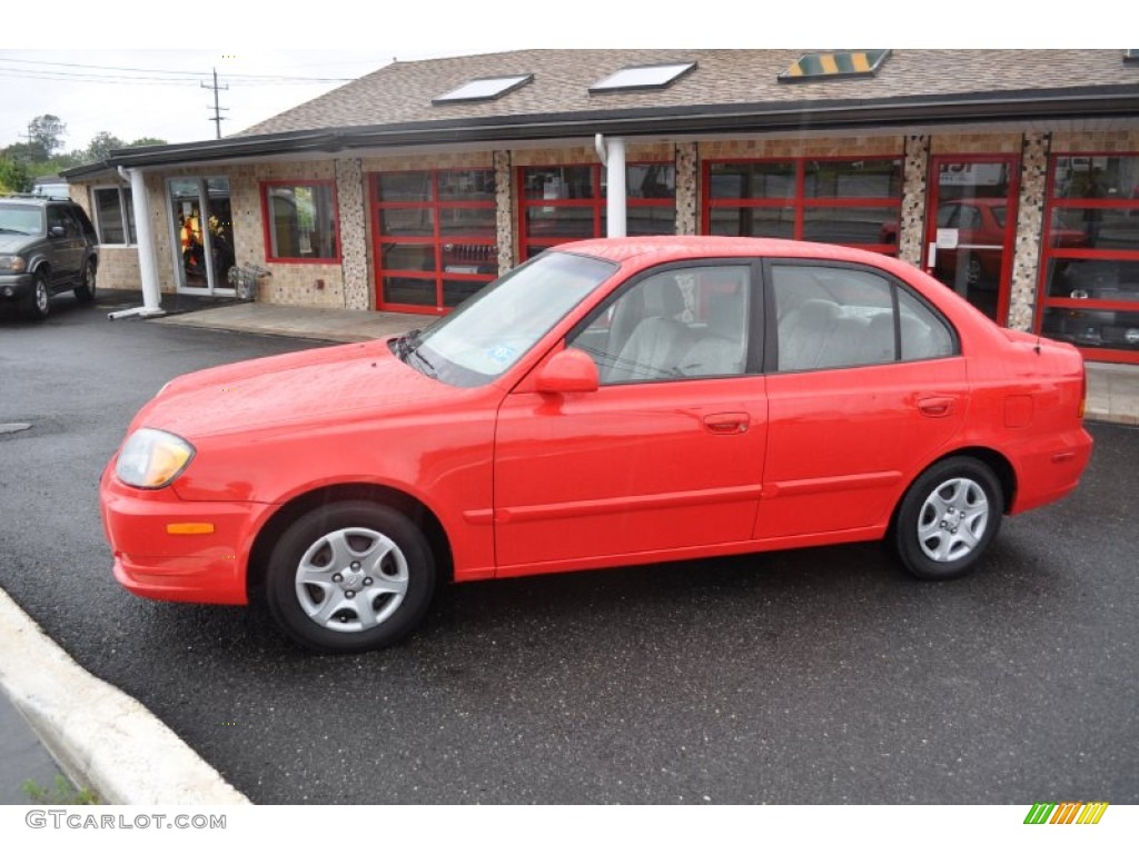 2003 Hyundai Accent GL Sedan Exterior Photos