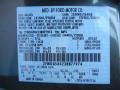 ST: Estate Green Metallic 2003 Ford Windstar Limited Color Code