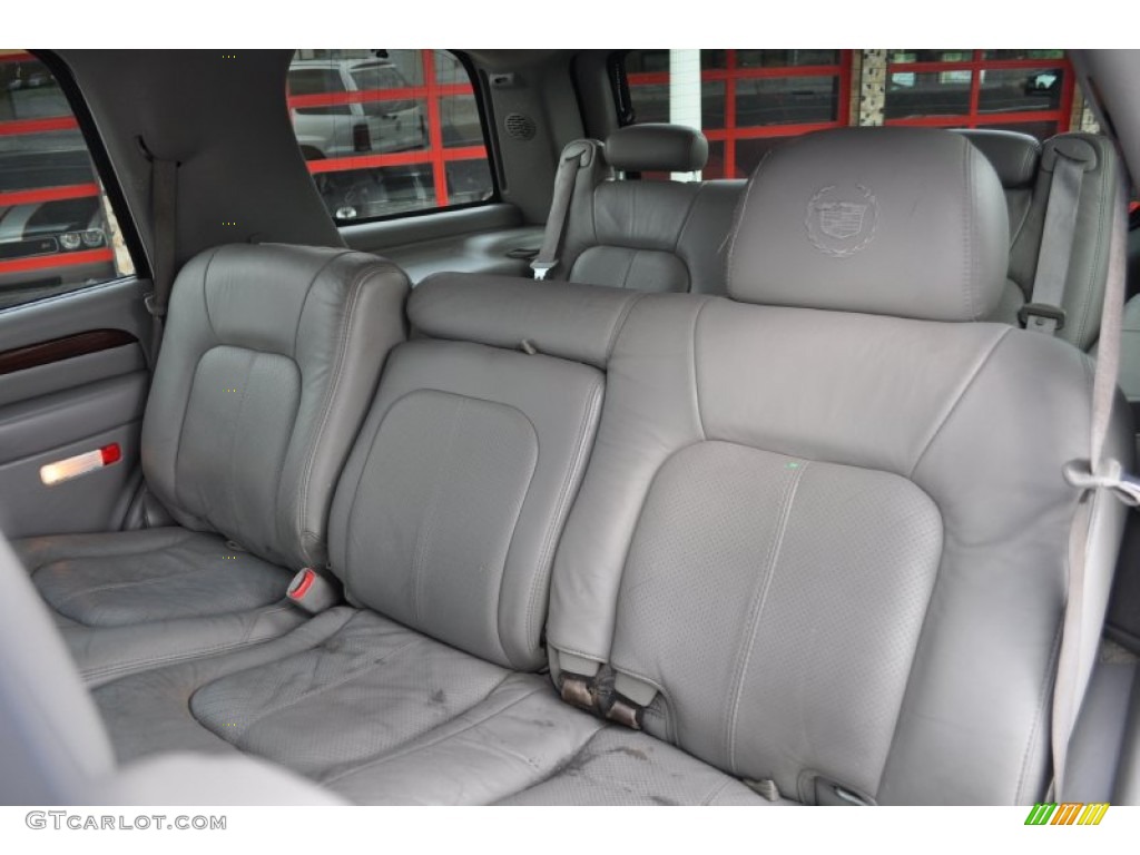 Pewter Interior 2002 Cadillac Escalade AWD Photo #54170470