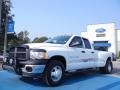 Bright White 2005 Dodge Ram 3500 ST Quad Cab Dually