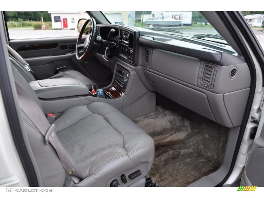 Pewter Interior 2002 Cadillac Escalade AWD Photo #54170479