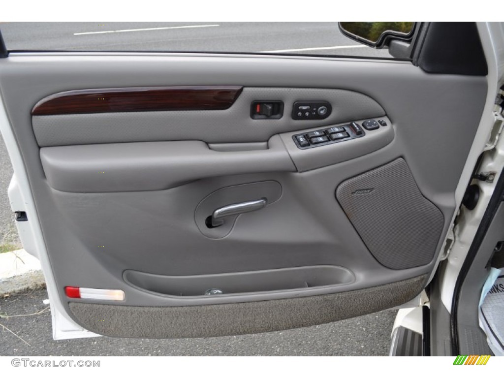 2002 Cadillac Escalade AWD Pewter Door Panel Photo #54170641