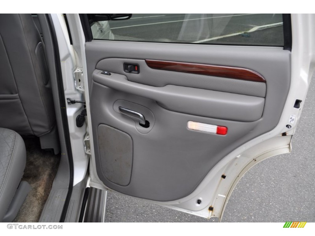 2002 Cadillac Escalade AWD Pewter Door Panel Photo #54170658
