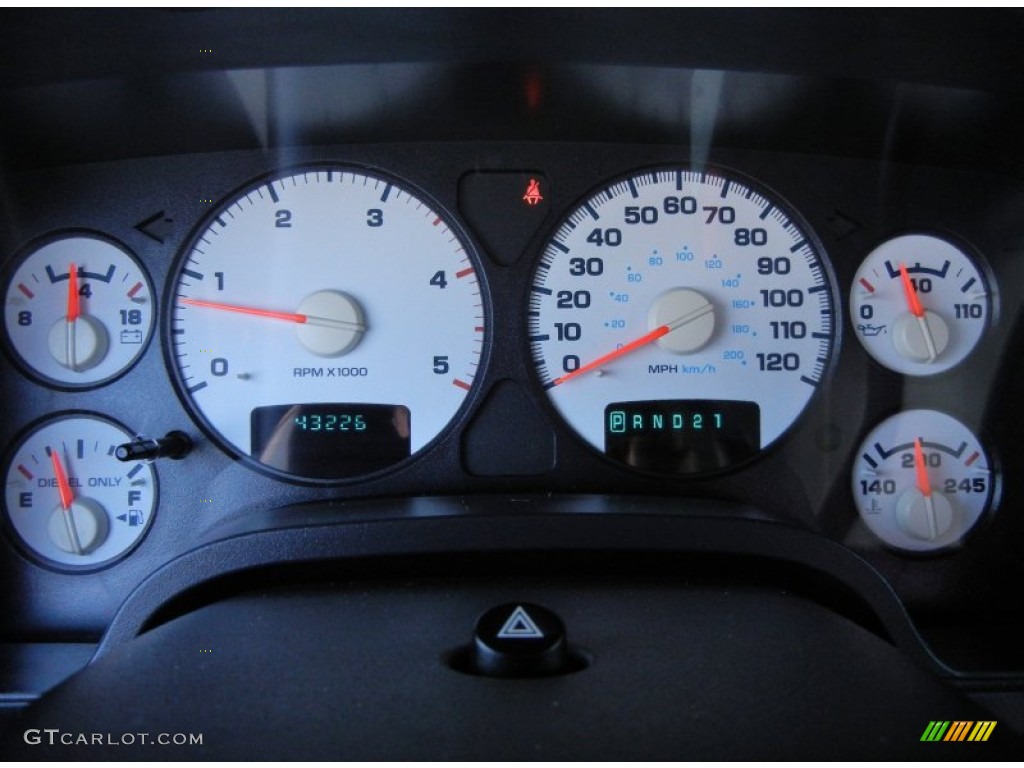 2005 Dodge Ram 3500 ST Quad Cab Dually Gauges Photo #54170659